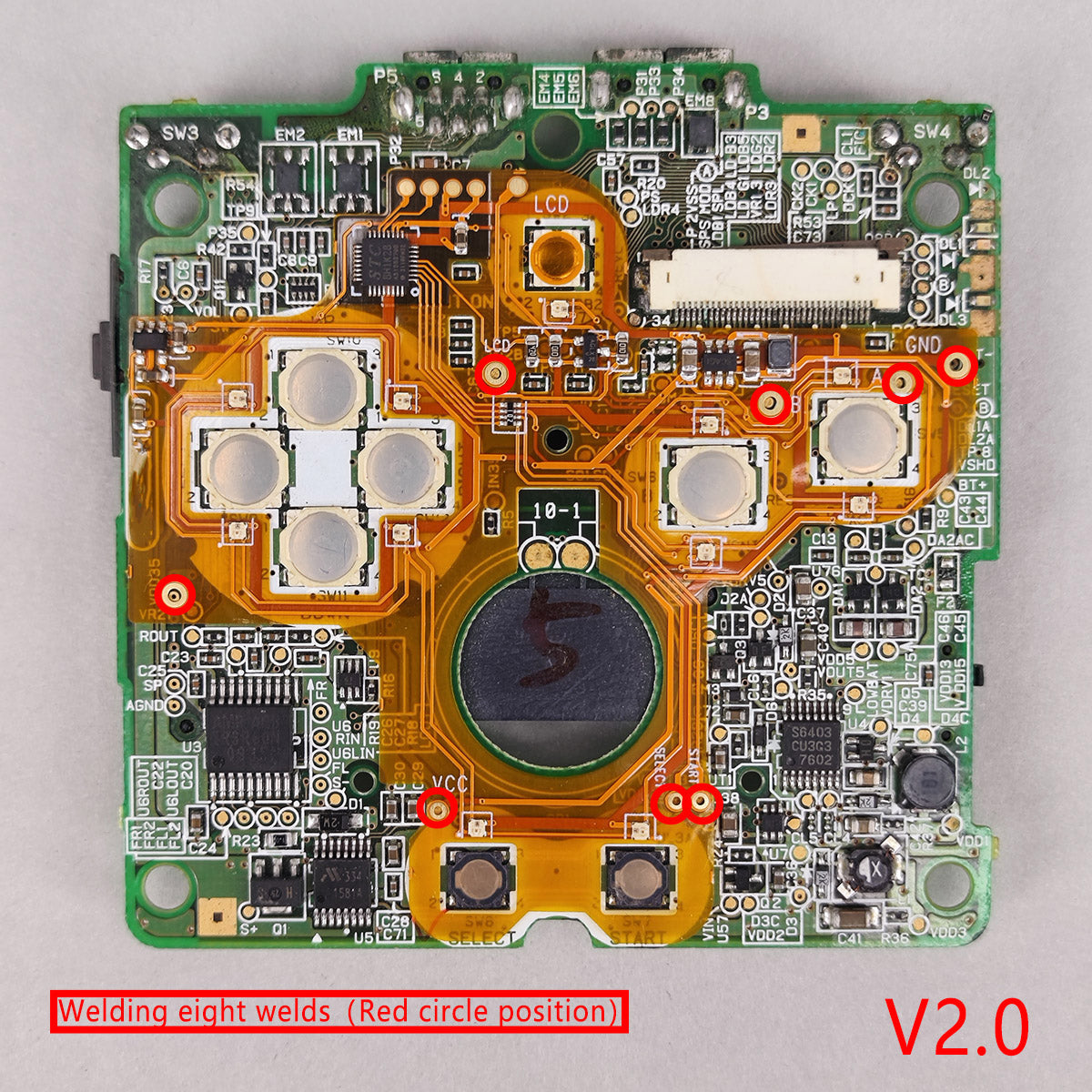 GBA SP Button LED Kit – FunnyPlaying - Main Image